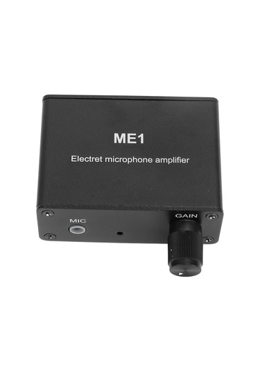 Moveevo Alüminyum Elektret Mikrofon Amfi - 0-20db Kazanç Ayarı, 3.5mm Giriş, 3 Çıkış Portu, 10+ Saat Kullanim Süresi