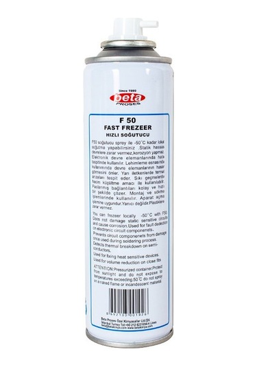 Soğutucu Sprey Beta F-50 Fast Frezeer KT-50 200 ML