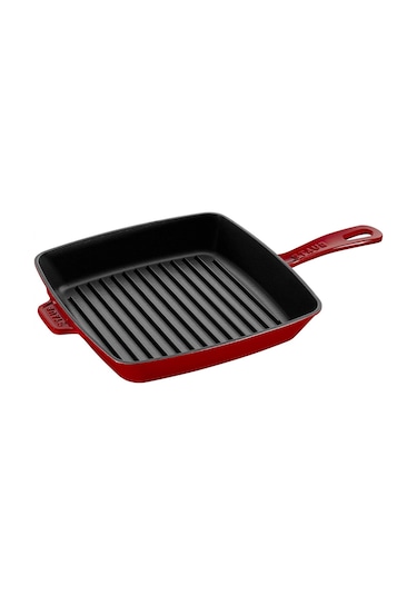 Staub Döküm Amerikan Izgara Tava  Kırmızı 26*26 cm