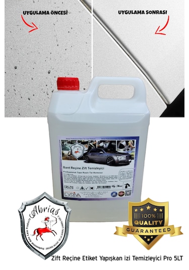 Zift Reçine Yapışkan İzi Temizleyici Pro 5lt
