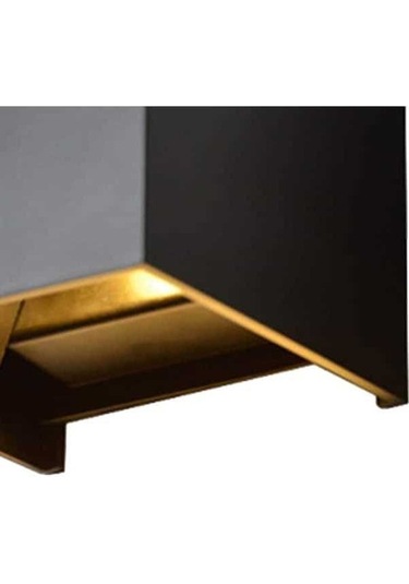 Fortunelane Siyah 6w Led Duvar Lambası, Ayarlanabilir Açılı, İyi Isıtma, Modern Oturma/yatak Odası Dekorasyonu Diğer