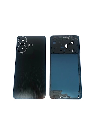 Realme C55 Kasa Arka Kapak Pil Kapağı Siyah