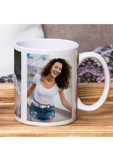 Nilhediye 3 Fotoğraf Baskılı Kupa Bardak - 487100821