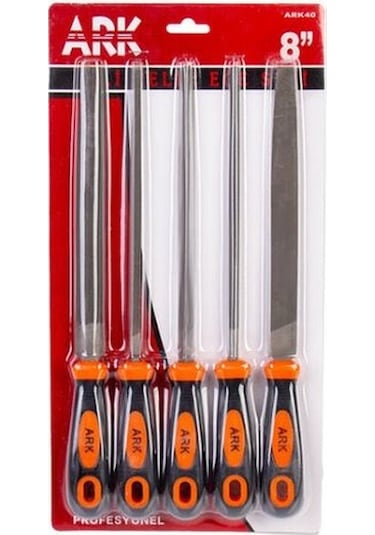 Ark ARK40 0040 Kartelalı Askı Eğe Seti 5'li