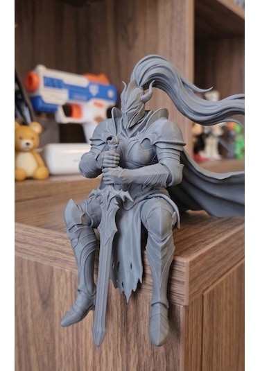 Dark Souls Tarzı Şövalye Figürü - Artorias Temalı 3d Baskı Koleksiyon Biblosu