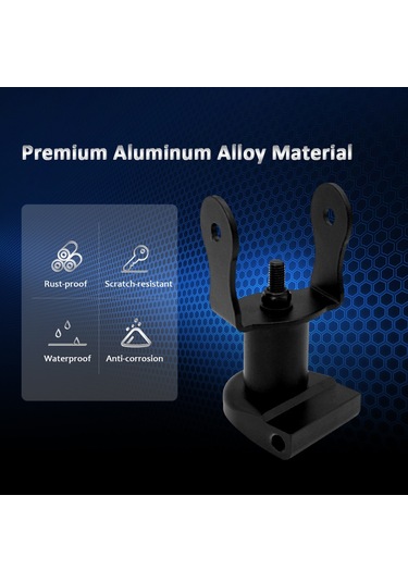 Yifomall Alüminyum Fitness Bisikleti Ekran Ayar Cihazı Siyah Tam Donanımlı Somun+anahtar+distip