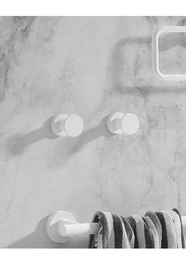 Tecno White Askı, 2.5cm - Mat Beyaz Mat Beyaz