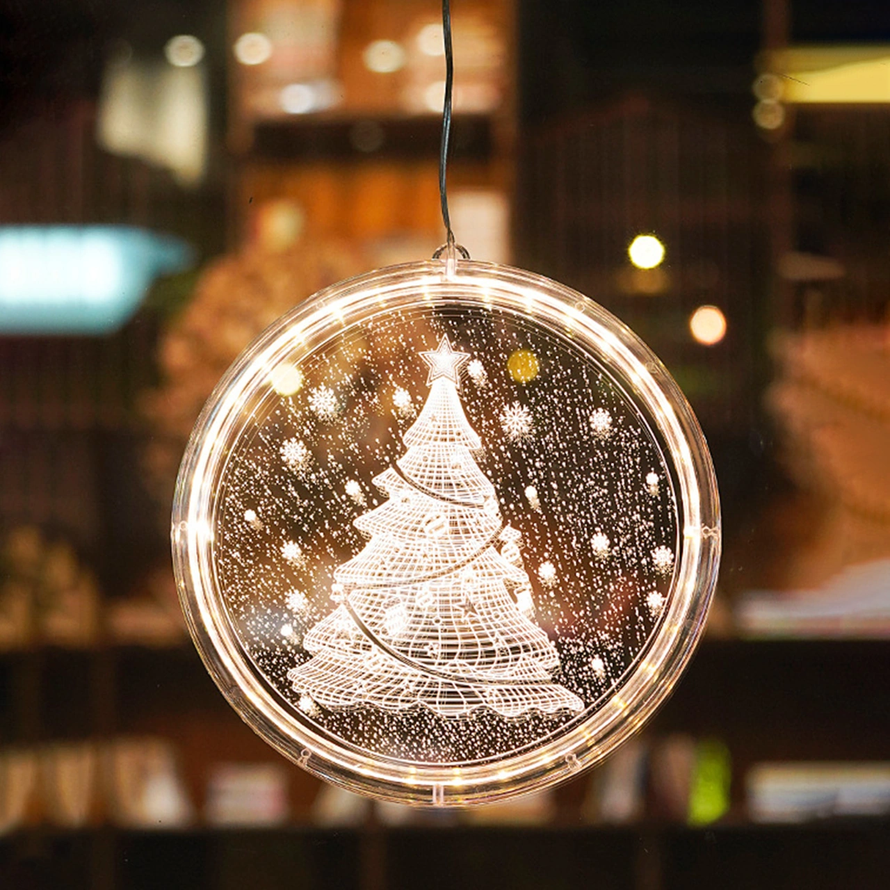 Youtek 22cm Ağaç Şeklinde Led Noel Dekorasyon Lambası, Sürekli Isınık Beyaz Işık, Ip44 Su Geçirmez, 3aaa Pil Pil Yok Diğer