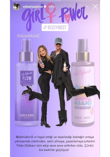 Eda Taşpınar Squat Flow Vücut Spreyi 200 ML