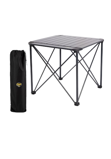 Titanium Katlanabilir Alüminyum Kamp Ve Piknik Masası - Küçük Siyah