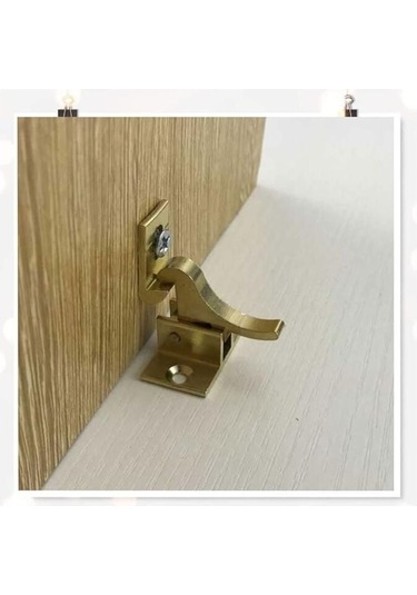 Dik Açılı Kapı Kilitleri Vidalı 2 Adet Sürgülü Sürgülü Kilit B