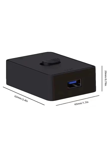 4560 2 Port Usb 3.0 To Kvm Switch Çoklu Pc Kasa Çoklayıcı Hub Ana