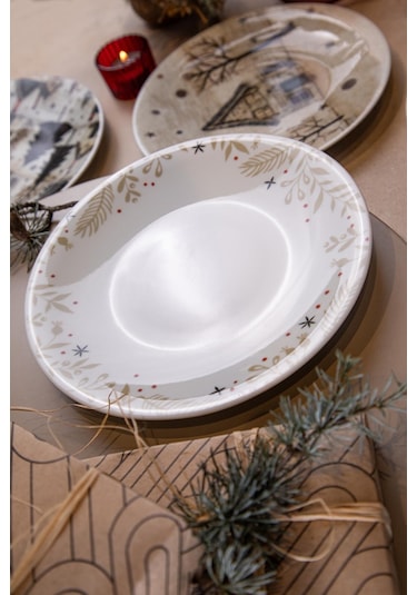 Kütahya Porselen Nostalgia 6 Kişilik Pasta Takımı