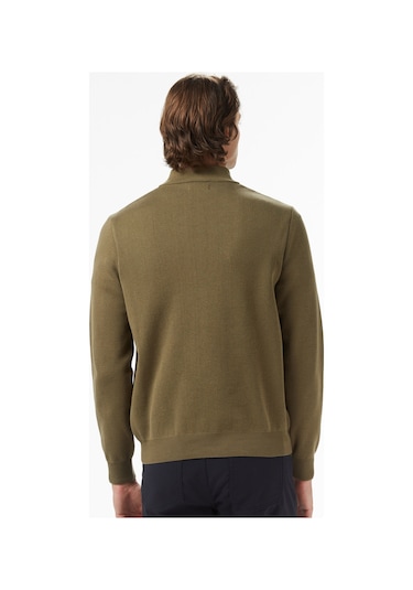 Nautica Erkek Yeşil Classic Fit Kazak Düz S57220t Yeşil