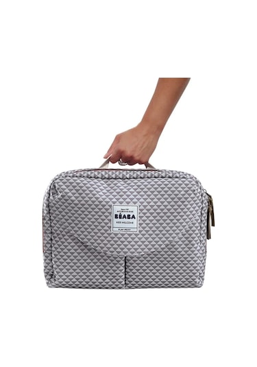 Beaba Geneva Iı Bebek Bakım Çantası Gri Desenli 44x26x30 Cm