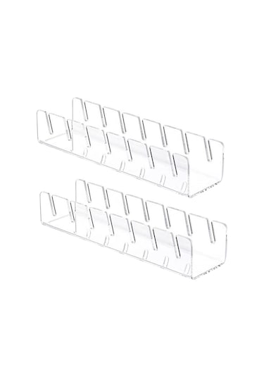 Suntek Şapka Depolama Rafı Masaüstü 2-adet-şeffaf-4mm