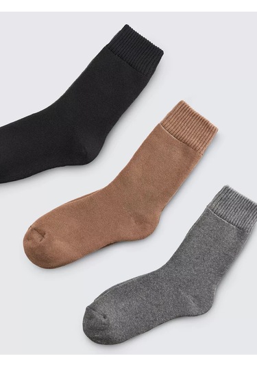 Responce Termal Çoraplar, Sıcak Çoraplar, 4 Çift Set 193172060 Siyah