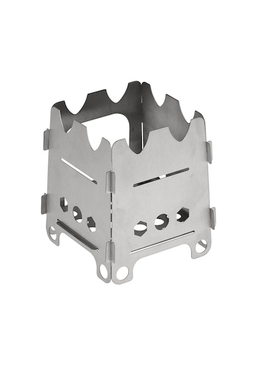 Wezone Katlanır Hafif Titanyum Kamp Ocağı - Doğa Yürüyüşü Ve Balıkçılık İçin Taşınabilir Gümüş