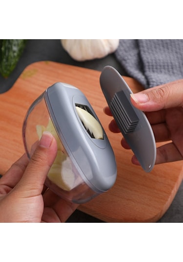 Sones 2'si 1 Arada Manuel Sarımsak Presi Salıncaklı Sarımsak Kıyma Makinesi Kırıcı