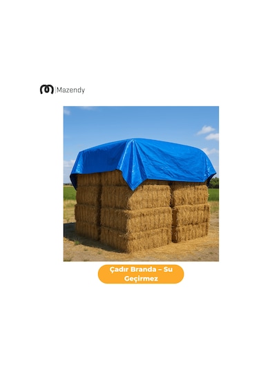 3x27 Metre Çadır Branda Su Geçirmez Otopark Ve Garaj Brandası 0