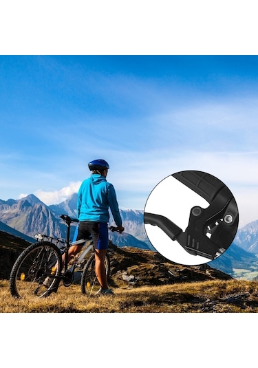 Geeroyoo Mountain Bisiklet Fren Kolu Koruyucu, Silikon Fren Kolu Kapakları, Anti Kayma, Şok Emici, 2 Adet Mavi Mavi