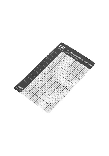 Folinda Ev Telefon Tamiri İçin Evrensel Manyetik Vida Tutucu, Izgara Desenli Parça Takip Matı, Kayıp Olmasını Engeller