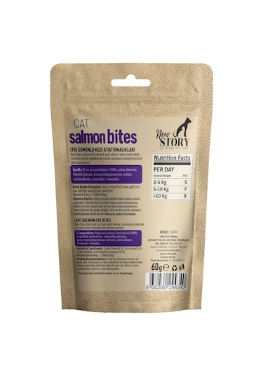 Cat Solmon Bites 6x60gr. Somonlu, Kedi Ödül Maması