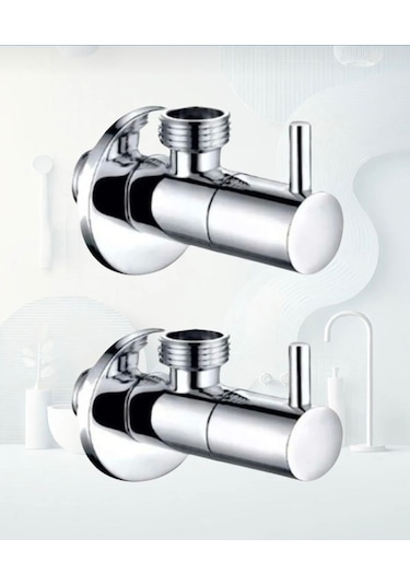 İsaoğlu Yapı Taharet Musluğu Seti 2 Adet Pirinç Malzeme Modern Taharat Musluğu Krom Renk Diğer