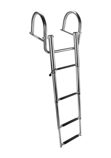 Erol Tutamaklı Teleskopik Merdiven 4 Basamaklı 30x102x16 cm