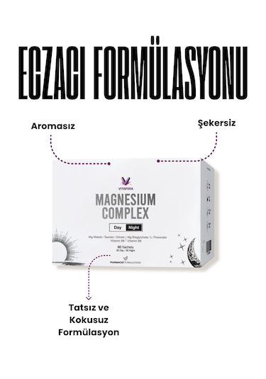 Magnezyum Complex Gündüz-Gece 60 Saşe