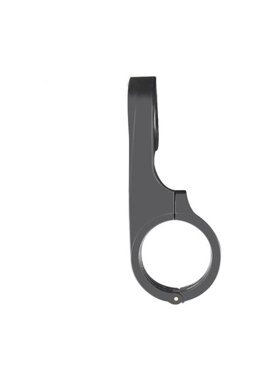 Novahub Bisiklet Gidonuna Montaj Aparatı - Siyah Pc & Tpu Malzemeli Montaj Seti Siyah