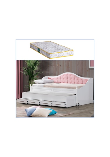 Yavrulu Yatak, Eymen Pembe Yavrulu Karyola + 1 Comfort Yatak