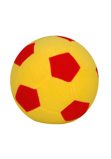 Sarı / Kırmızı Polar Renkli Top - Anatoya
