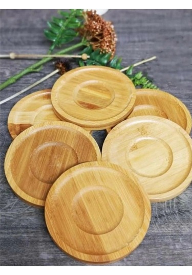 Mien Men313 Bambu Çay Tabağı 6 Lı