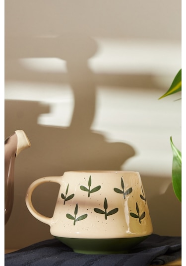 Emsan Ethnic Grass Kupa 480 ML Yeşil