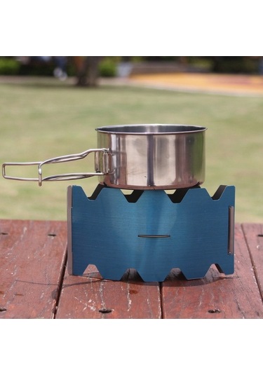 Besthome1 Stainless Steel Mini Alkollü Ocak, Taşınabilir Kamp Piknik Isıtıcı, Çift Pencere Koruma Çantası İle Gümüş Gümüş