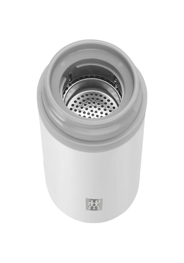 X1 Zwilling Süzgeçli Termos Matara Beyaz 420 Ml Py48-4