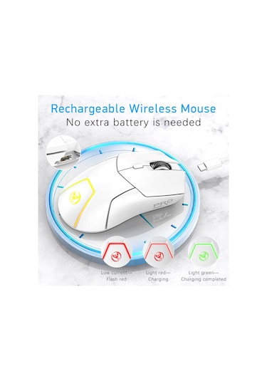 Hxsj T40 2.4 G BT 5.1 Kablosuz Mouse