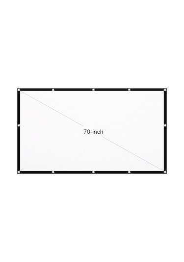 Lemestar 70 İnç Taşınabilir Hd Projeksiyon Perdesi - Katlanabilir, Dayanıklı Ve Hafif Ev Sineması İçin
