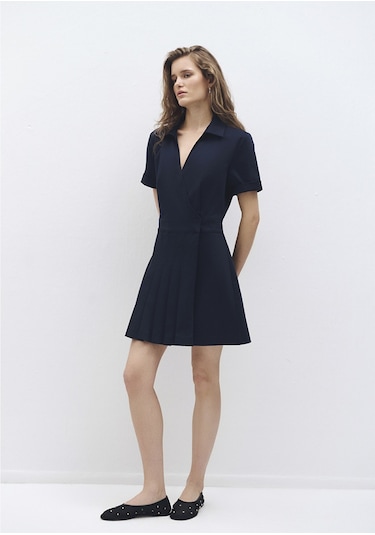 Mavi - Polo Yaka Lacivert Elbise 1310628-82318 Lacivert