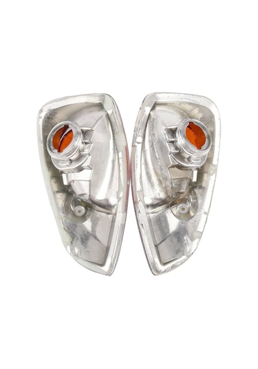 Symbee Renault Master, Opel Movano B, Nissan Nv400 İçin Ön Sol/sağ Kanat Ayna Sinyal Lambası 2010-2018 - Abs Malzeme, Şeffaf Kasa + Sarı Işık