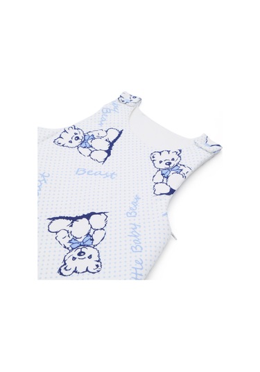 Esma Bebe Uyku Tulumu Mavi Ayıcık Desen/0-12 Ay