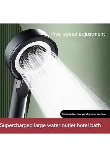 Maoyaya 5 Modlu Duş Başlığı - Yüksek Basınçlı, Taşınabilir, Çok Renkli Seçenek Çok Renkli