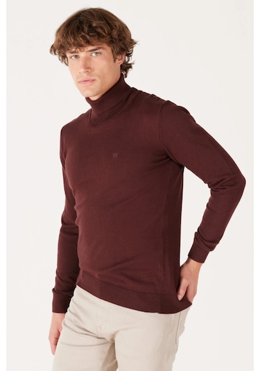 Wrangler Balıkçı Yaka Kırmızı Erkek Kazak W8d42ph45 Kırmızı