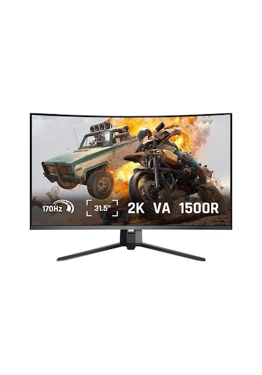 Koorui 31.5" G3221sc 170hz 1ms Va Qhd Curved Gaming Monitör