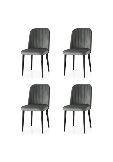 Milano Yemek Mutfak Masa Sandalyesi 4 Lü Set 001