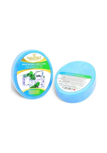 Mentol Özlü Batık Ve Çilek Bacak Onarımına Yardımcı Doğal Süngerli Sabun Mentol