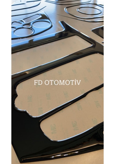 Chevrolet Aveo 2012 - 2013 Maun Kaplama Seti Piano Black Renk