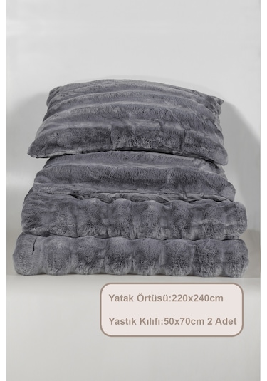 Elart Marsel Comfort Uyku Seti 220x240 Cm Antrasit Antrasit