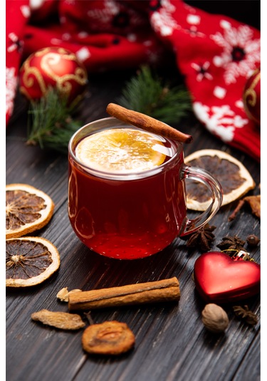 Meyve Çayı Rhubarb Cocktail & French Press Seti